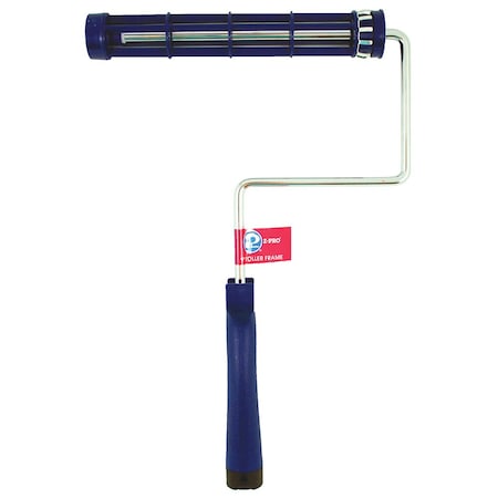 Paint Roller Frame, Cage, Plastic Handle, 9 Rollers